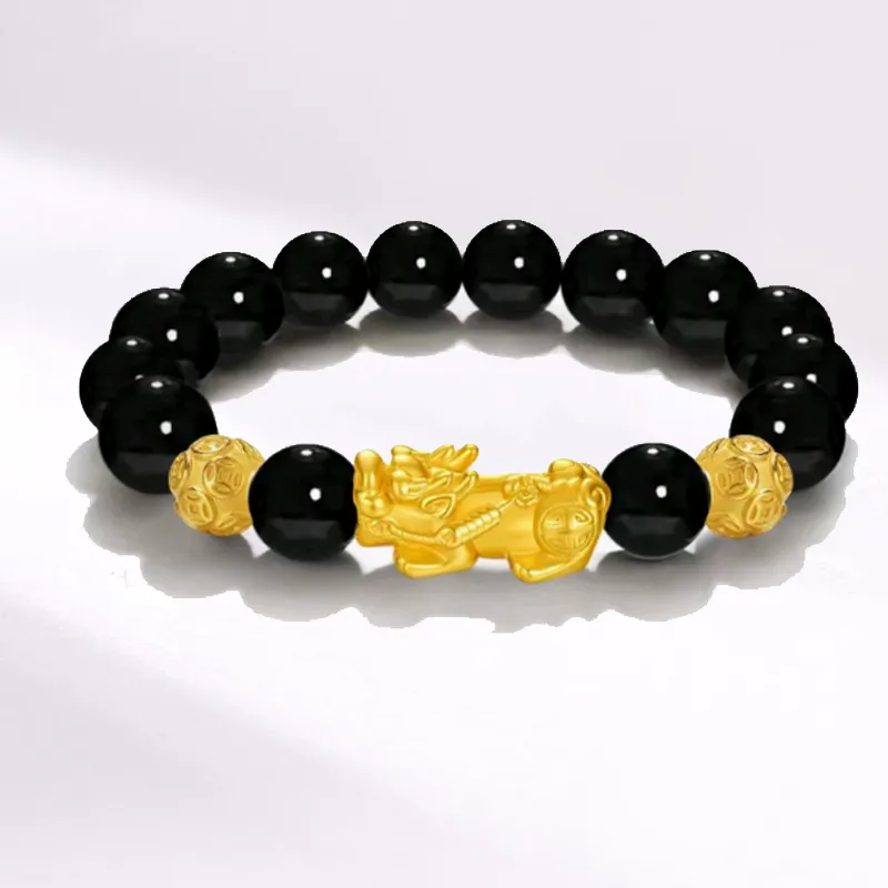 Blooming Petals Ebony Bracelets Unisex-2