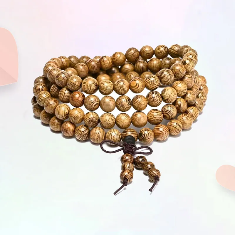 Blooming Petals Redwood Bracelets Unisex-3
