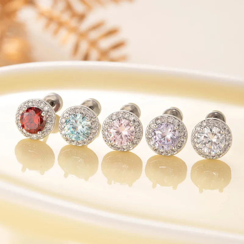 Blooming Petals Alloy Stud Earrings Unisex-4