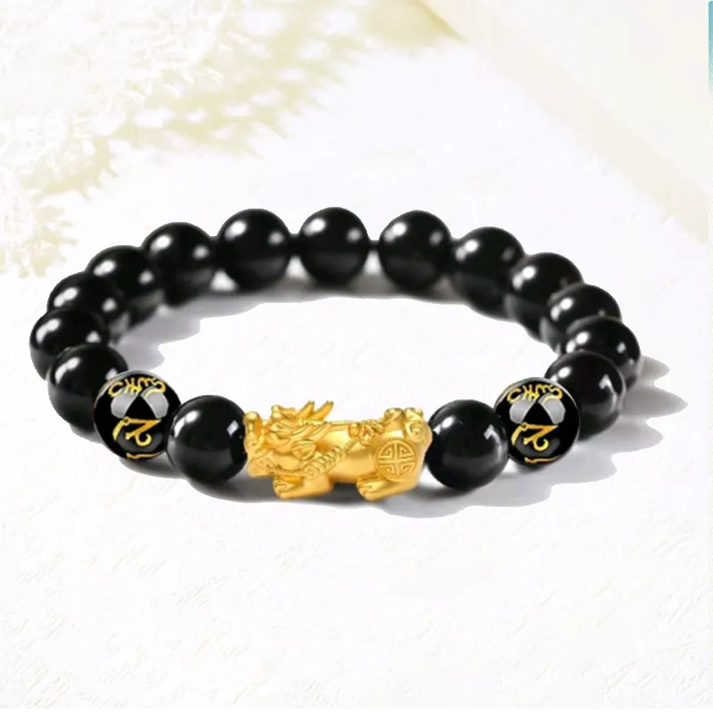 Blooming Petals Ebony Bracelets Unisex-2