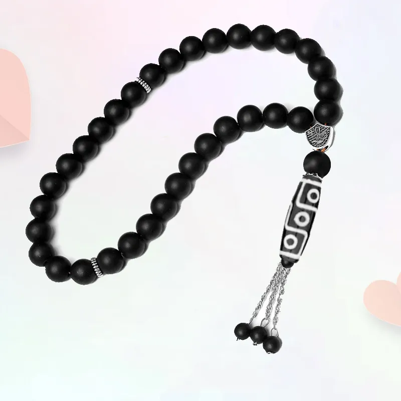 Blooming Petals Ebony Bracelets Unisex-3