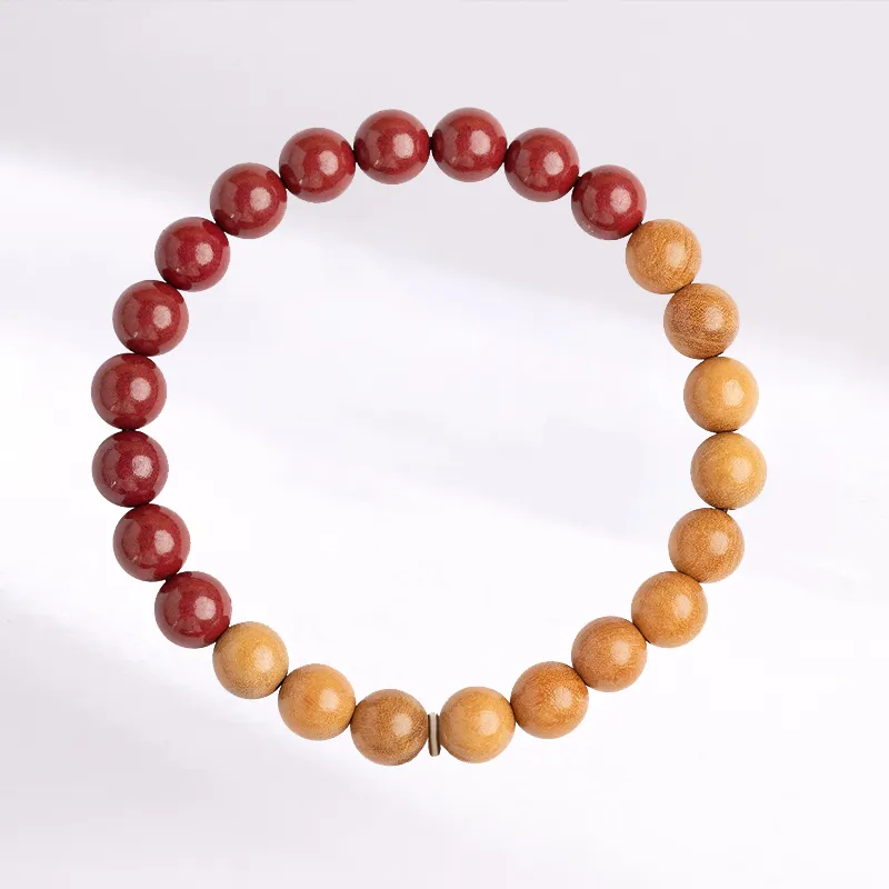 Blooming Petals Peachwood Bracelets Unisex-3