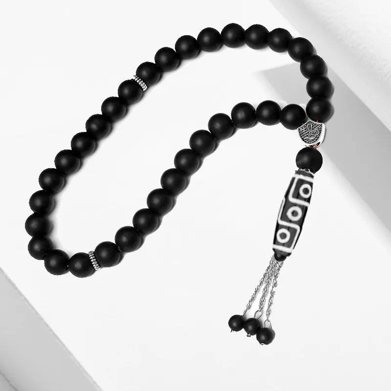 Blooming Petals Ebony Bracelets Unisex-1