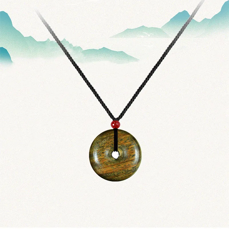 Blooming Petals Green Sandalwood Necklaces Unisex-1