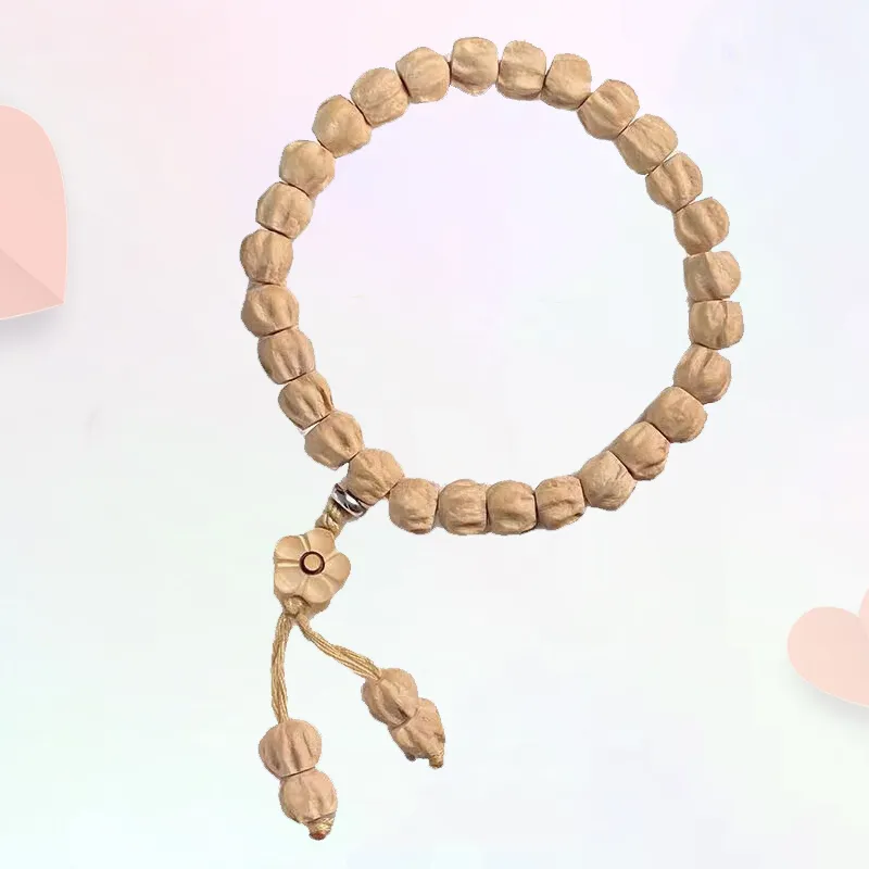 Blooming Petals Cacumen Platycladi Seeds Bracelets Unisex-2
