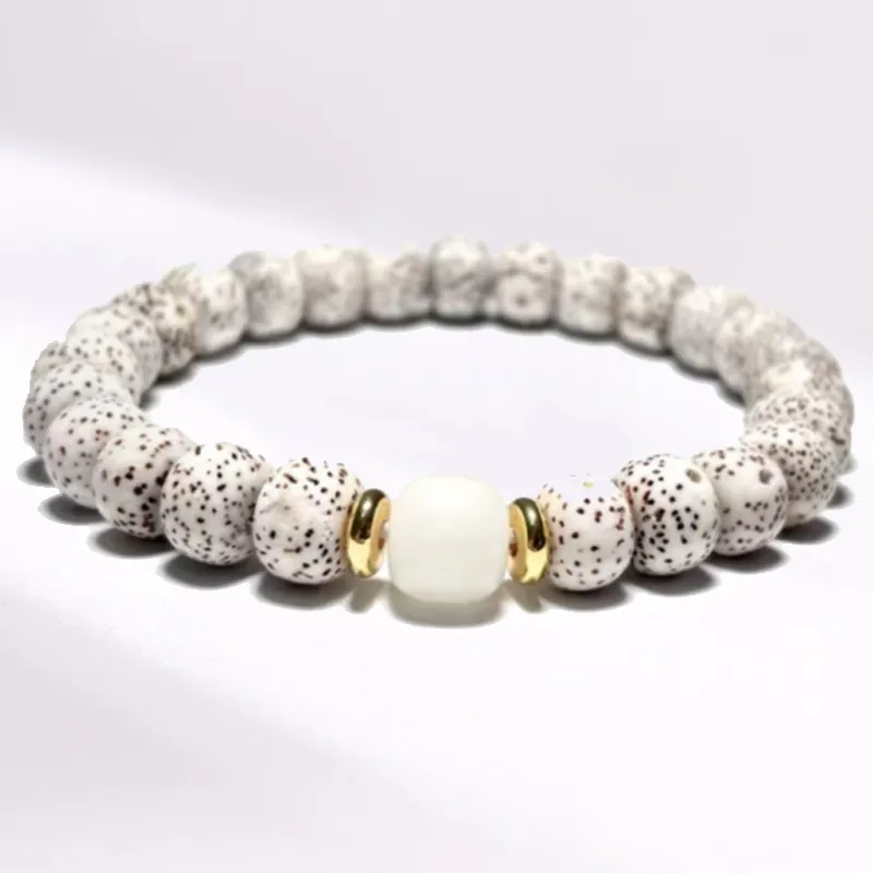 Blooming Petals Star Moon Bodhi Seeds Bracelets Unisex-5