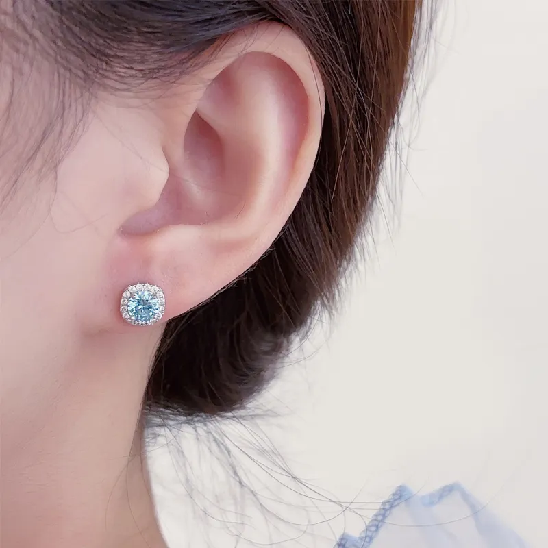 Blooming Petals Alloy Stud Earrings Unisex-1