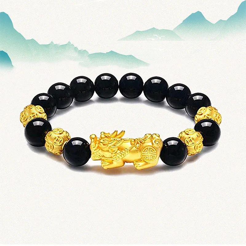 Blooming Petals Ebony Bracelets Unisex-5
