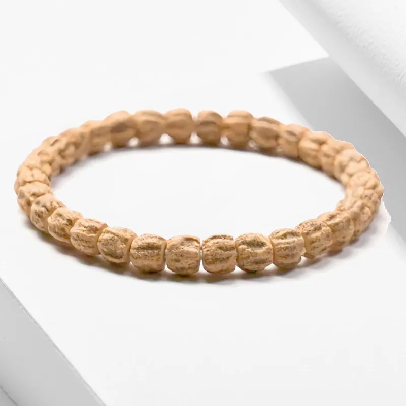 Blooming Petals Cacumen Platycladi Seeds Bracelets Unisex-2
