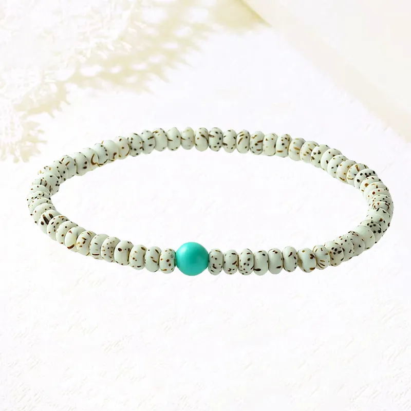 Blooming Petals Star Moon Bodhi Seeds Bracelets Unisex-5