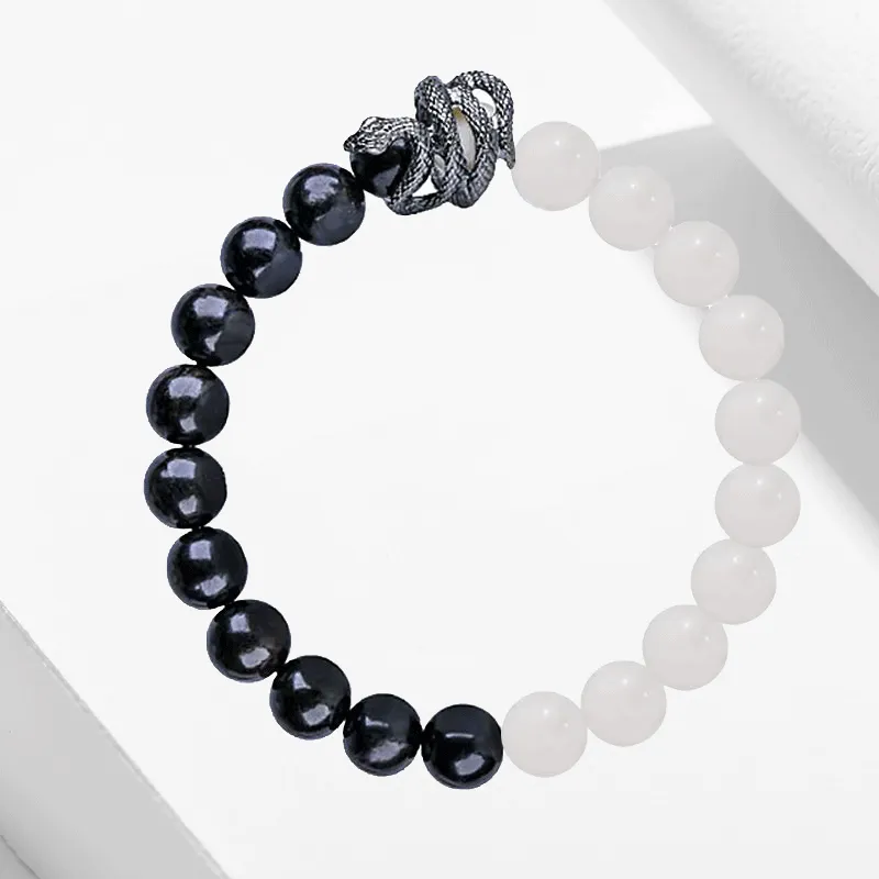 Blooming Petals Ebony Wooden Bracelets Unisex-2