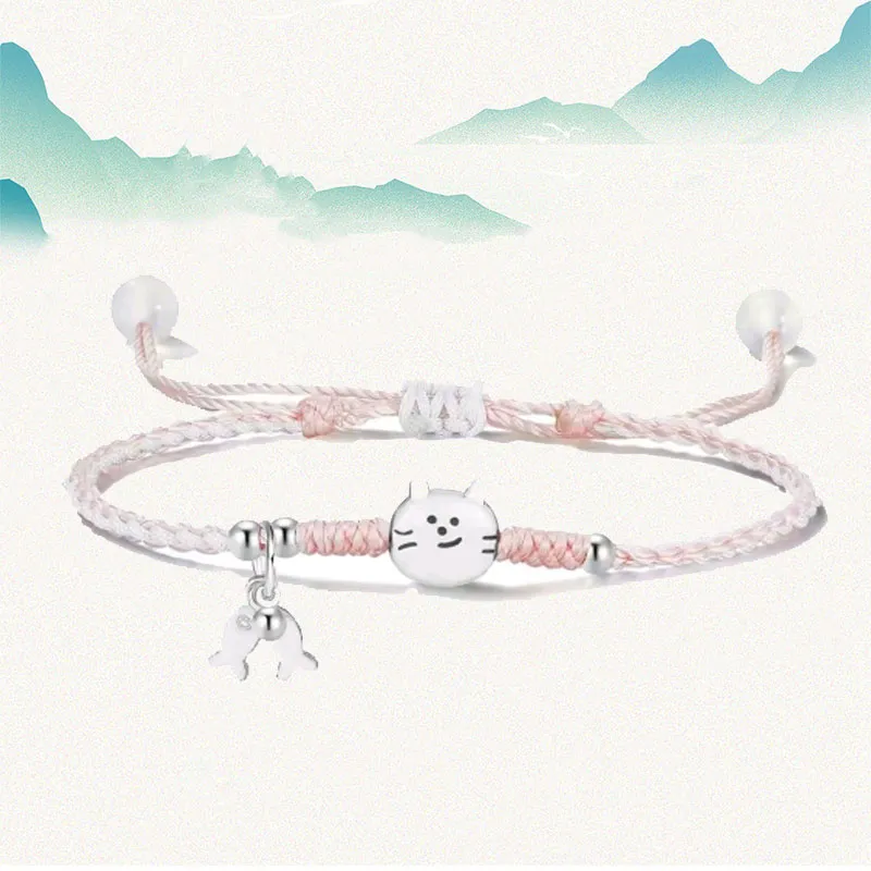 Blooming Petals Alloy Rope Bracelets Unisex-5
