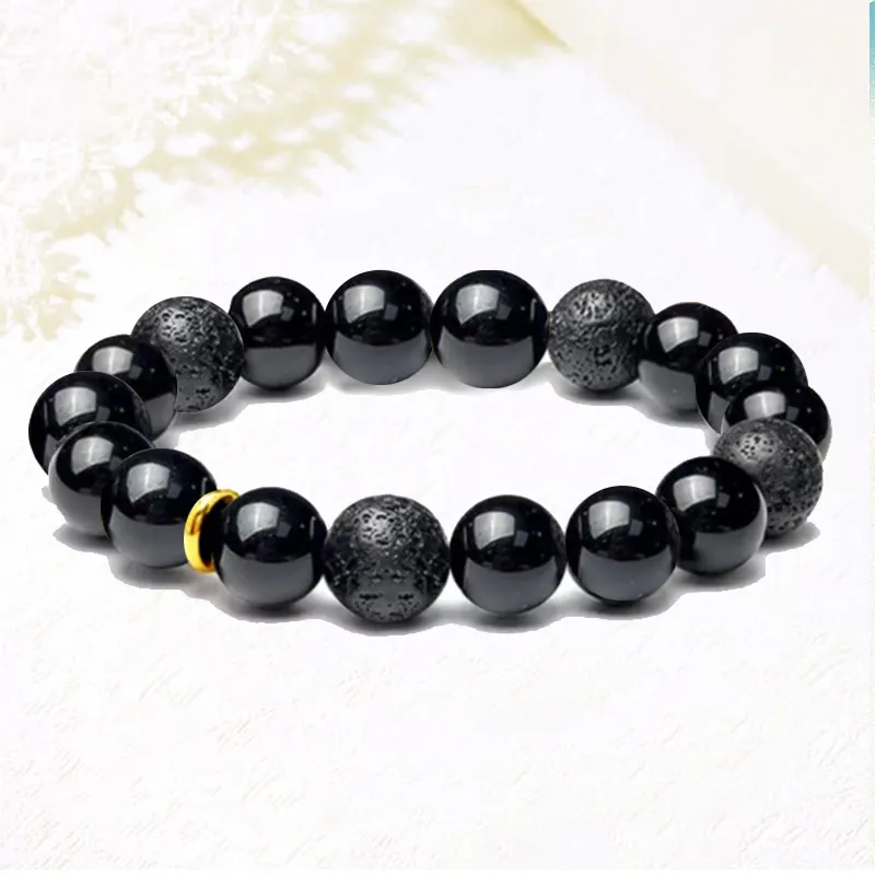 Blooming Petals Ebony Bracelets Unisex-3