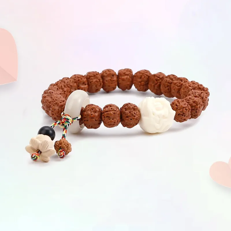 Blooming Petals King Kong Bodhi Seeds Bracelets Unisex-4