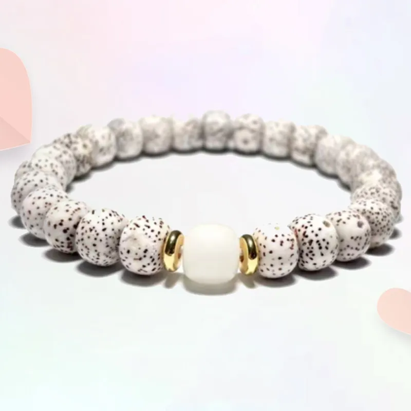 Blooming Petals Star Moon Bodhi Seeds Bracelets Unisex-3