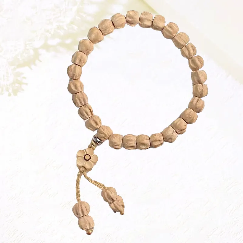 Blooming Petals Cacumen Platycladi Seeds Bracelets Unisex-6