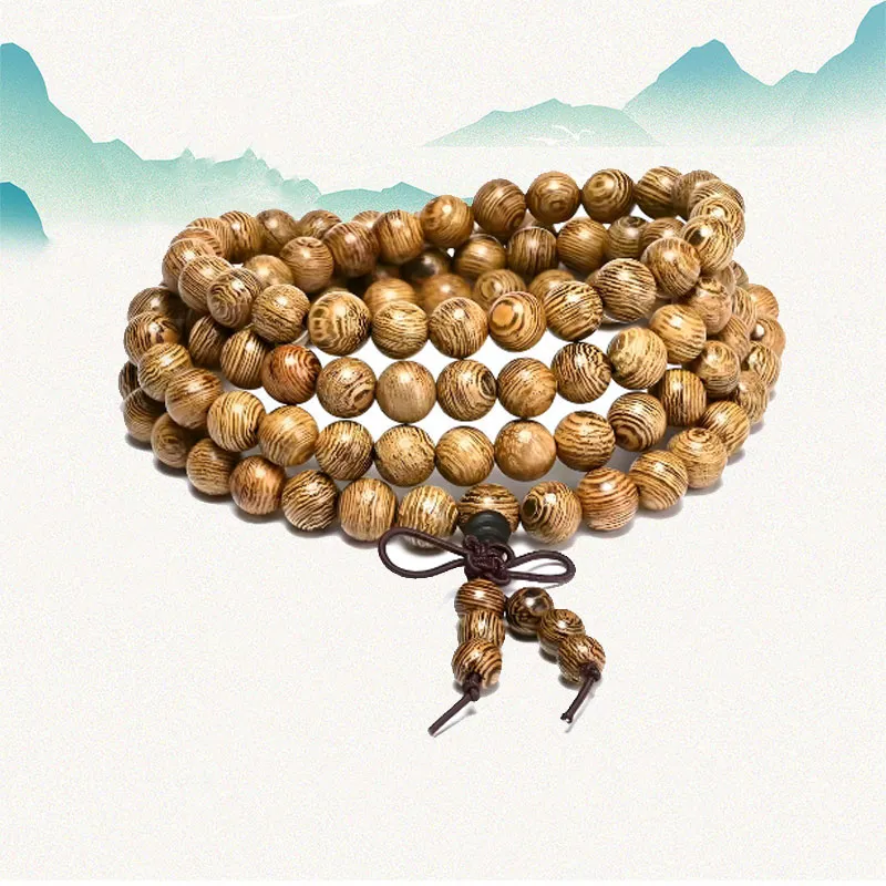 Blooming Petals Redwood Bracelets Unisex-2