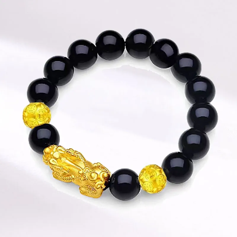 Blooming Petals Ebony Bracelets Unisex-2
