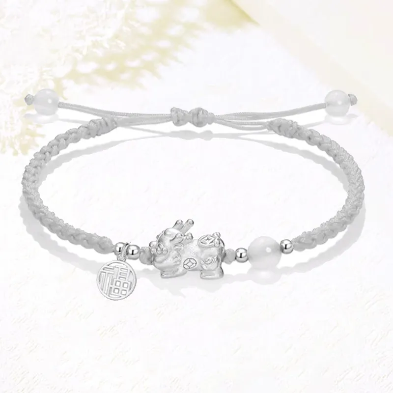 Blooming Petals Alloy Rope Bracelets Unisex-1