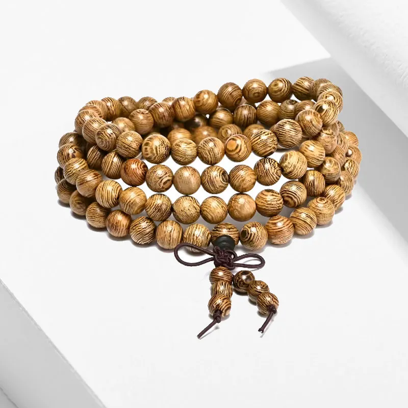 Blooming Petals Redwood Bracelets Unisex-4