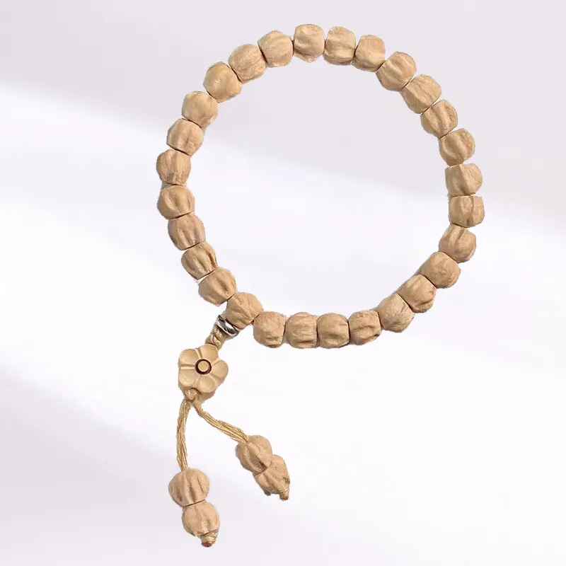 Blooming Petals Cacumen Platycladi Seeds Bracelets Unisex-1