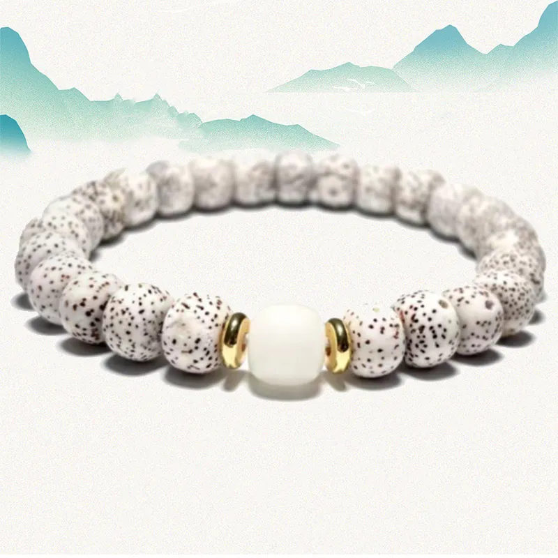 Blooming Petals Star Moon Bodhi Seeds Bracelets Unisex-1