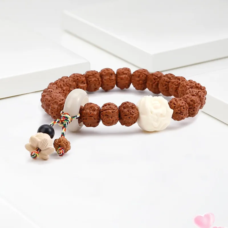 Blooming Petals King Kong Bodhi Seeds Bracelets Unisex-3
