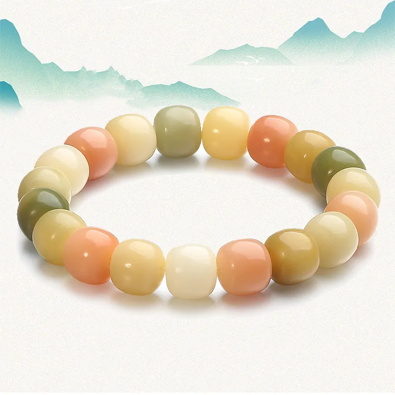 There Is You In The Long World Bodhi Seed Fashion Beaded Bracelet Unisex-1