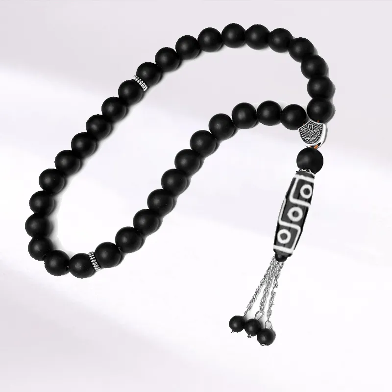 Blooming Petals Ebony Bracelets Unisex-5