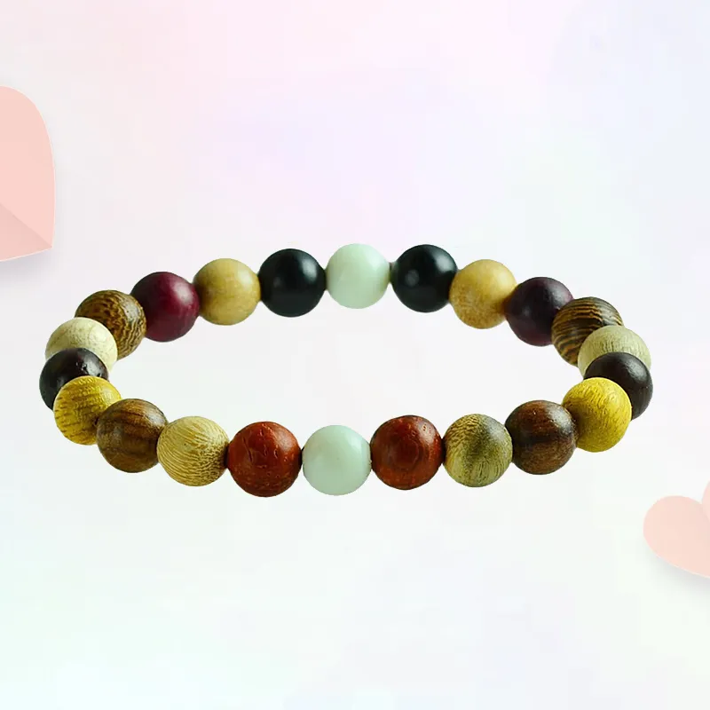 Blooming Petals Sandalwood Bracelets Unisex-3