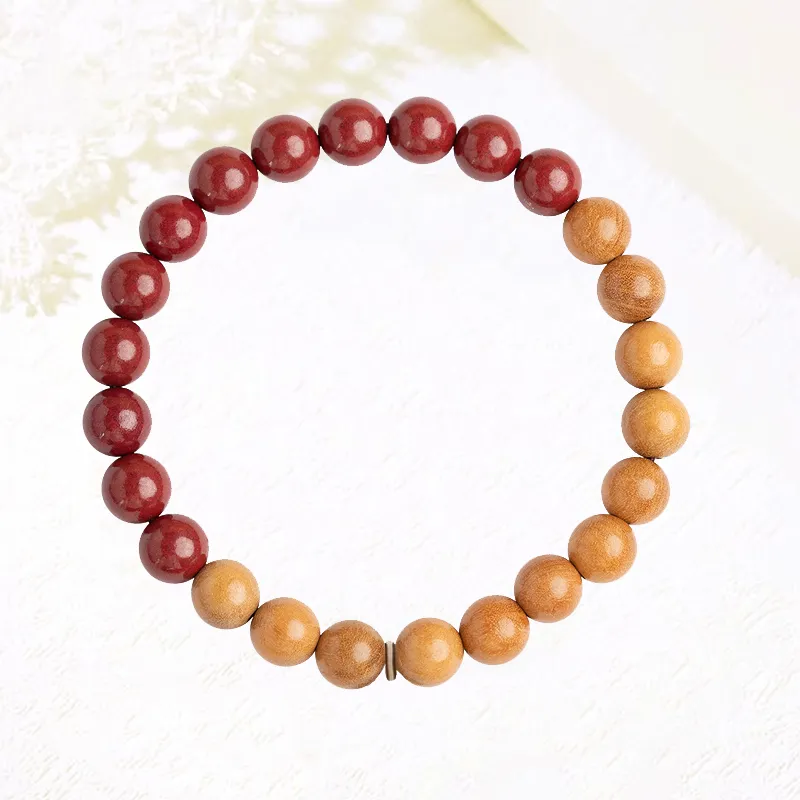 Blooming Petals Peachwood Bracelets Unisex-4