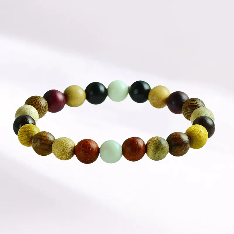 Blooming Petals Sandalwood Bracelets Unisex-2