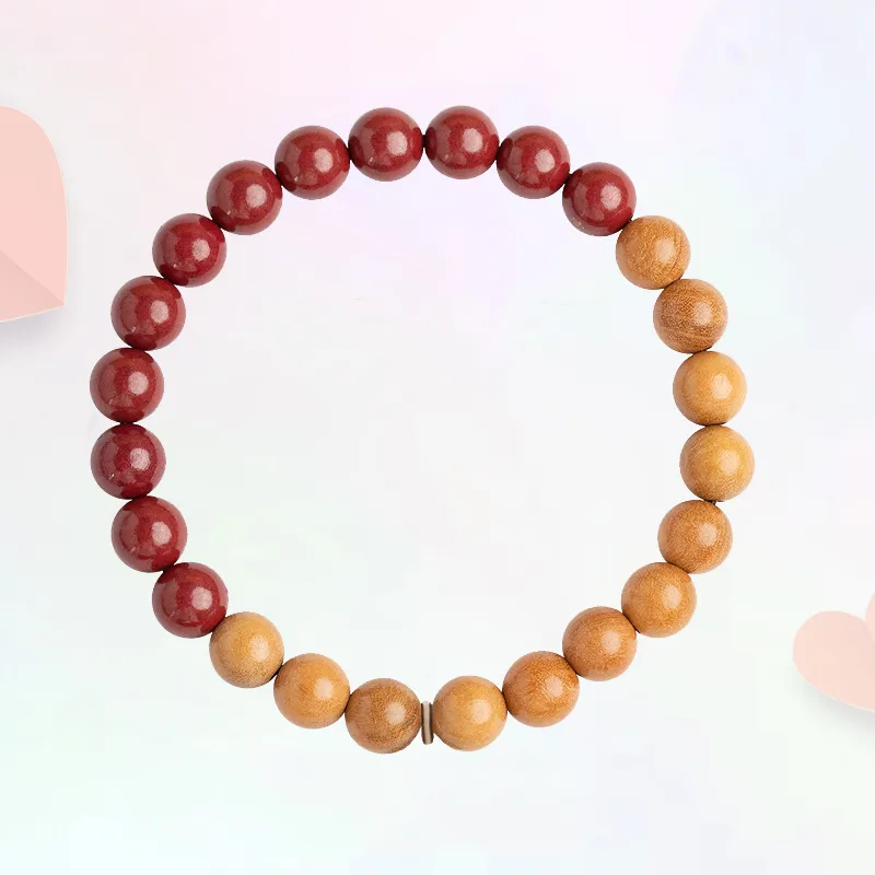 Blooming Petals Peachwood Bracelets Unisex-1