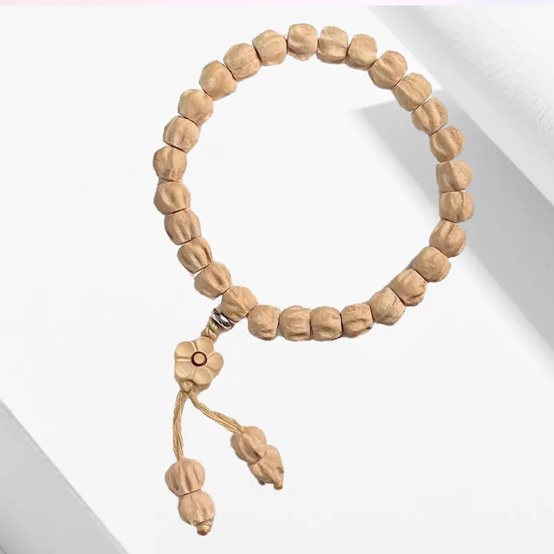 Blooming Petals Cacumen Platycladi Seeds Bracelets Unisex-5