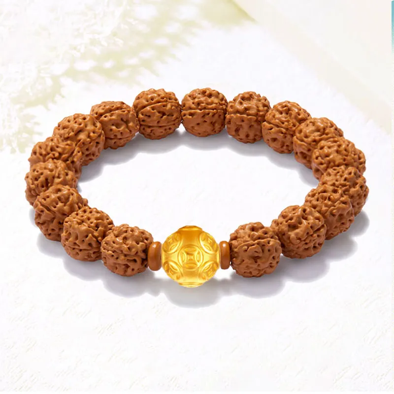 Blooming Petals King Kong Bodhi Seeds Bracelets Unisex-4