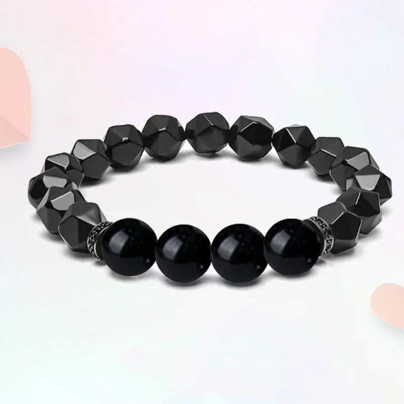 Blooming Petals Ebony Bracelets Unisex-1