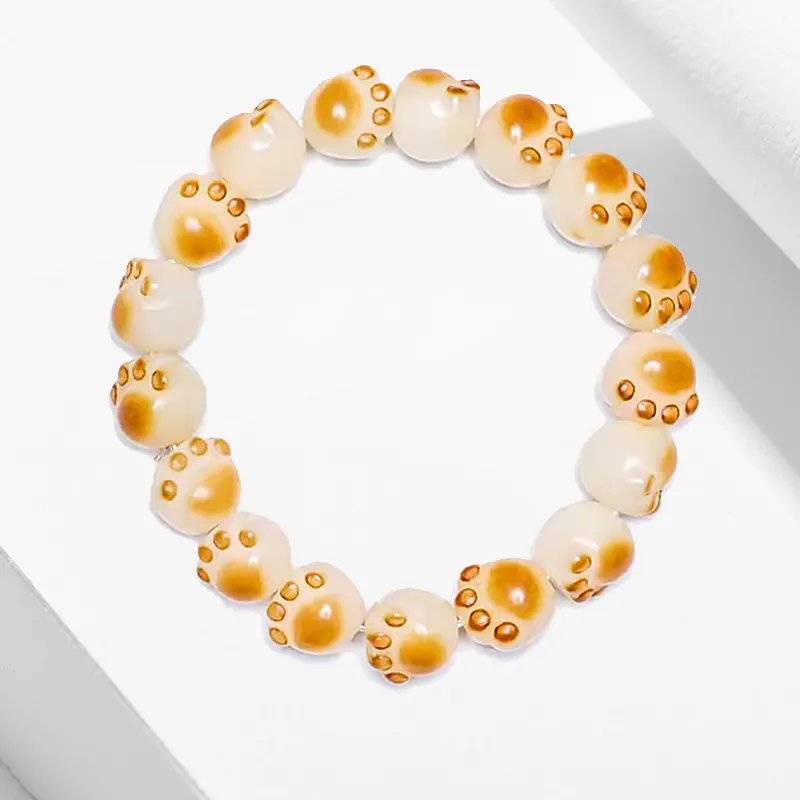 Blooming Petals White Jade Bodhi Bracelets Unisex-4