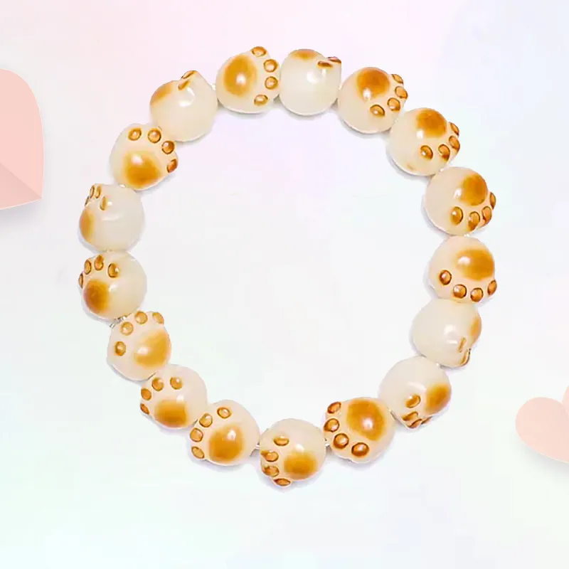 Blooming Petals White Jade Bodhi Bracelets Unisex-2