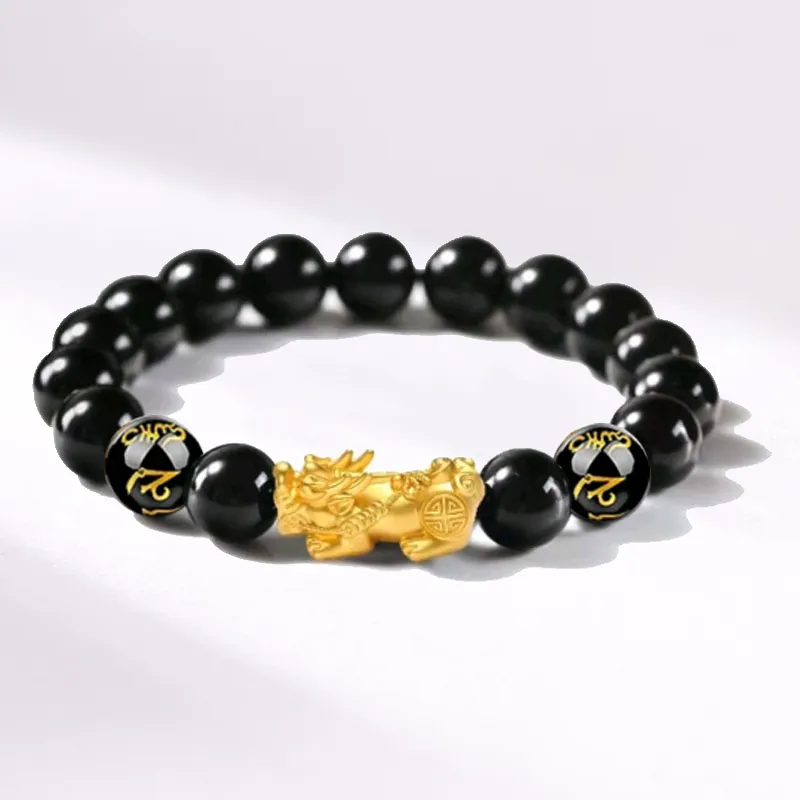 Blooming Petals Ebony Bracelets Unisex-3
