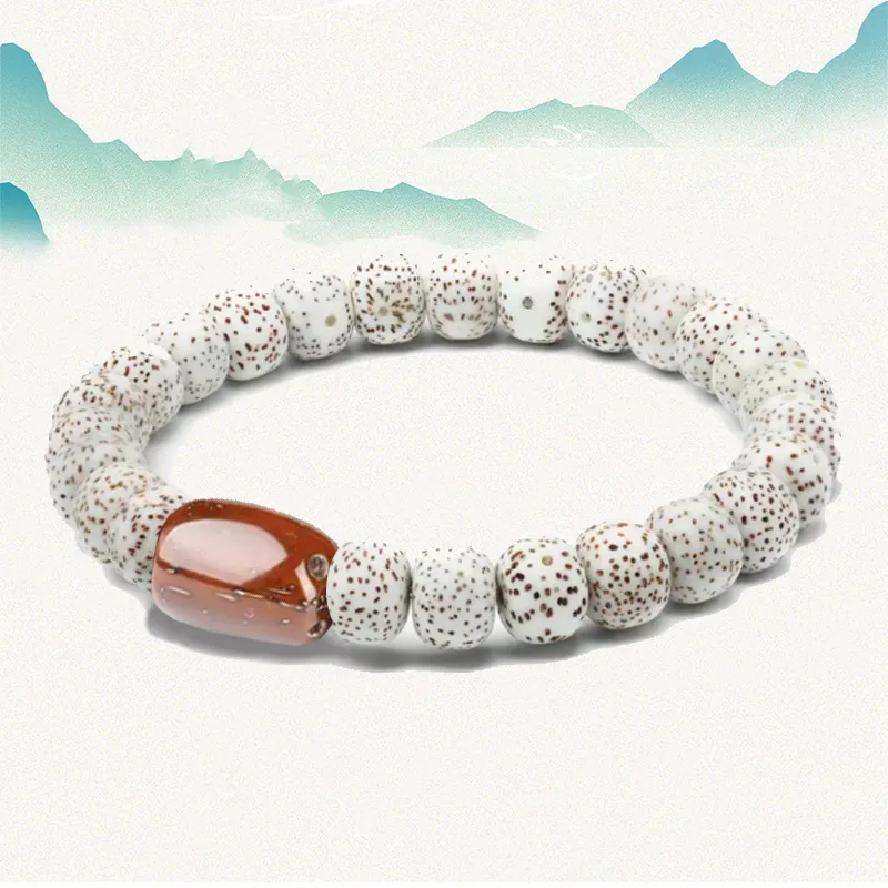 Blooming Petals Star Moon Bodhi Seeds Bracelets Unisex-5