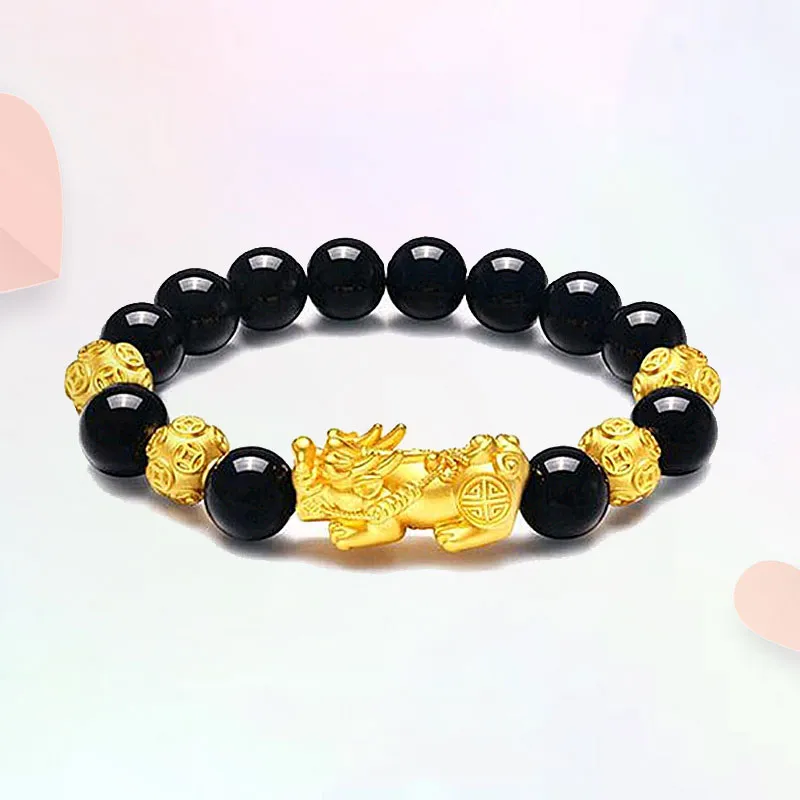 Blooming Petals Ebony Bracelets Unisex-4