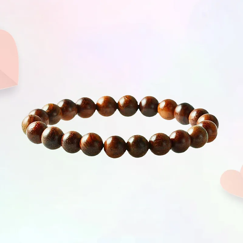 Blooming Petals Rosewood Bracelets Unisex-5