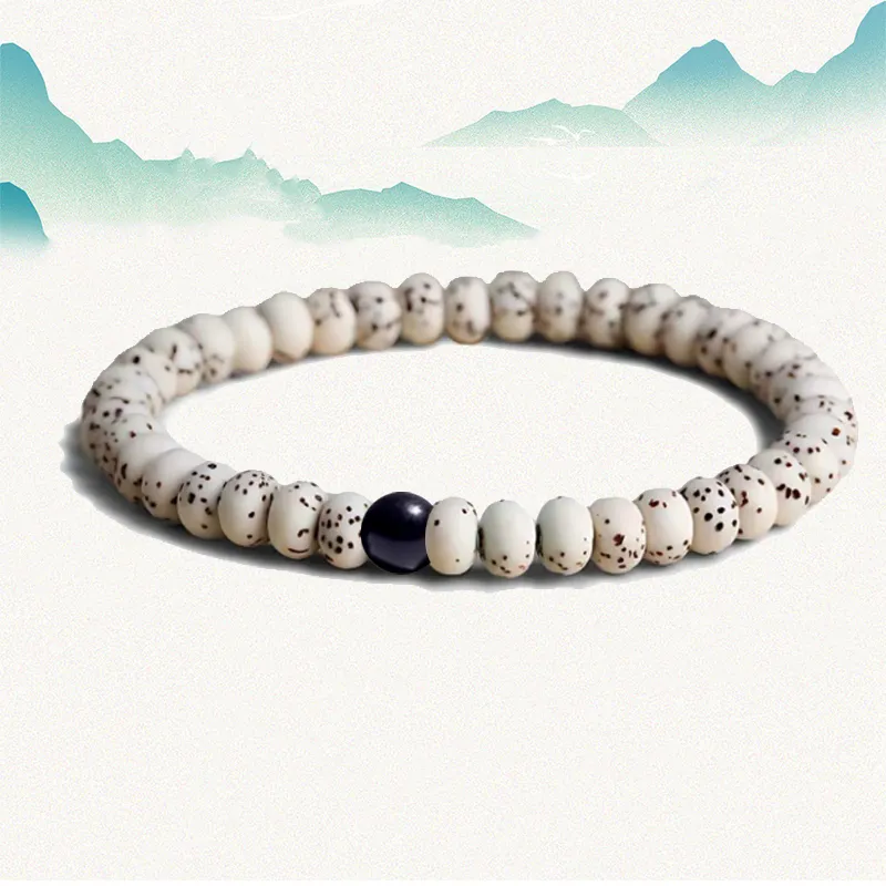 Blooming Petals Star Moon Bodhi Seeds Bracelets Unisex-4