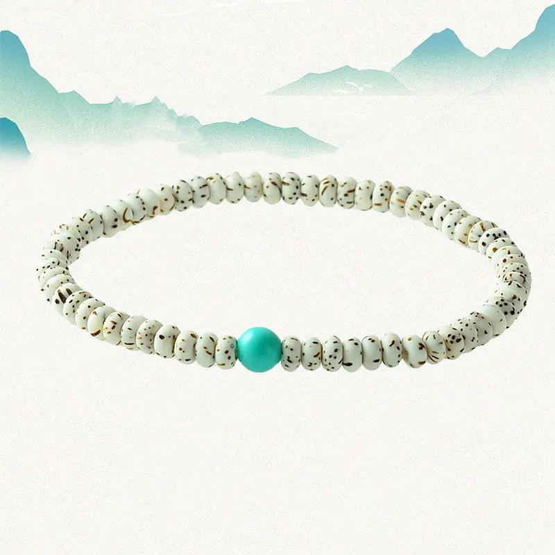 Blooming Petals Star Moon Bodhi Seeds Bracelets Unisex-4