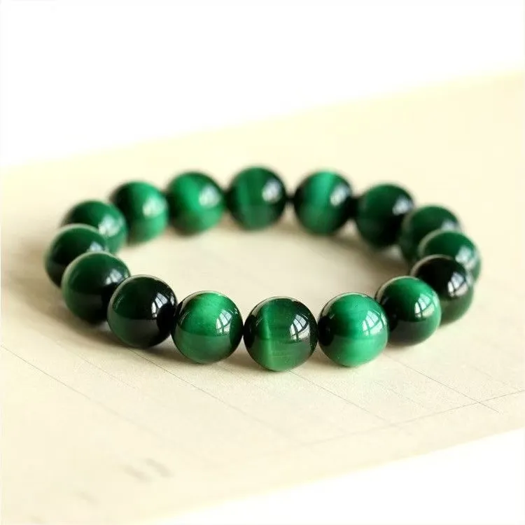 Harf Tiger's Eye Stone Jade Bracelets Unisex-11