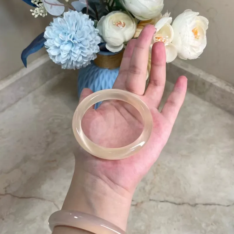 Harf Glass Cat Eye Bangles Women's-5