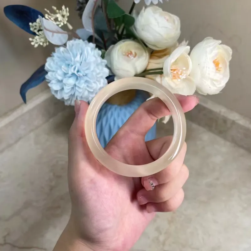 Harf Glass Cat Eye Bangles Women's-3