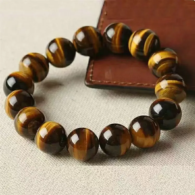 Harf Tiger's Eye Stone Jade Bracelets Unisex-2