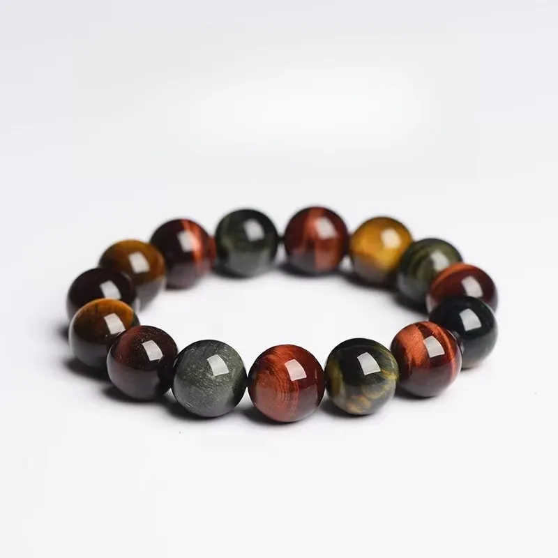 Harf Tiger's Eye Stone Jade Bracelets Unisex-18