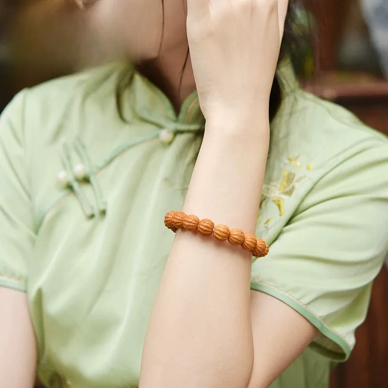 Harf Monkey Head Walnut Bracelets Unisex-4